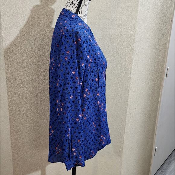 Anthropologie x Maeve long sleeve blue blouse size 2 XS - Picture 2 of 6